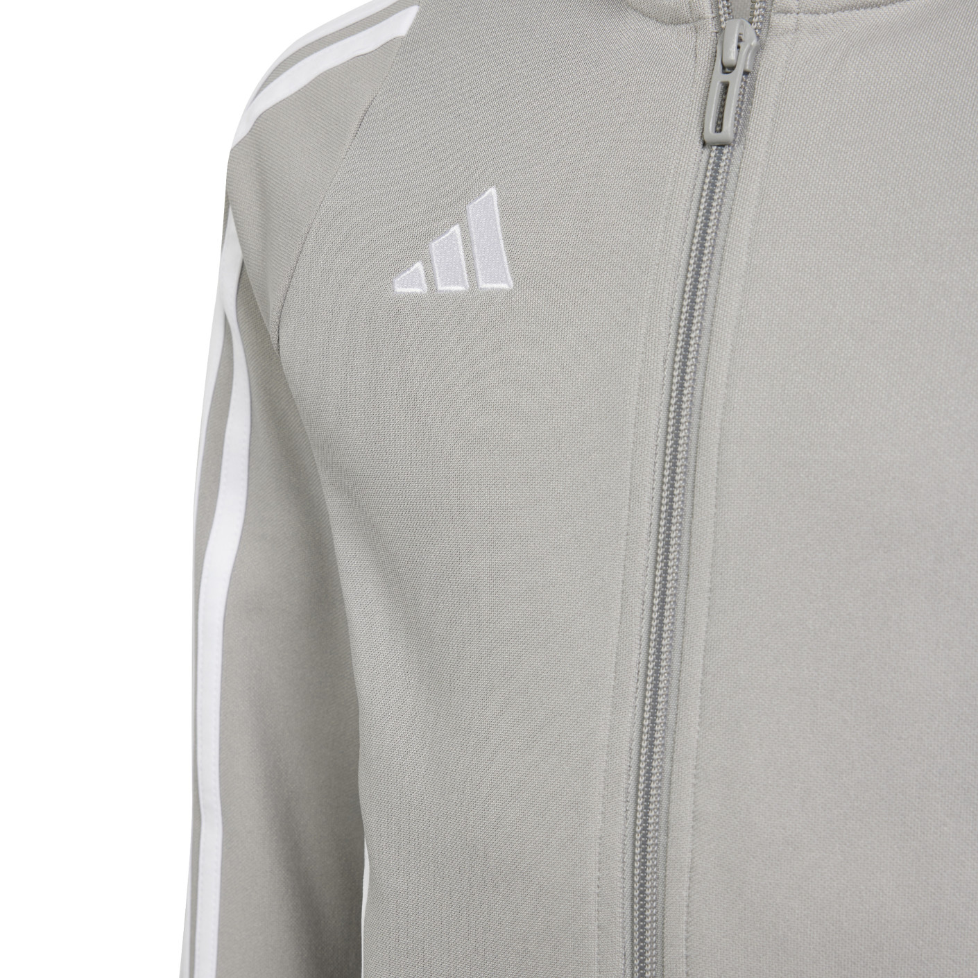 Adidas Tiro 24 Trainingsjack Kids Grijs Wit