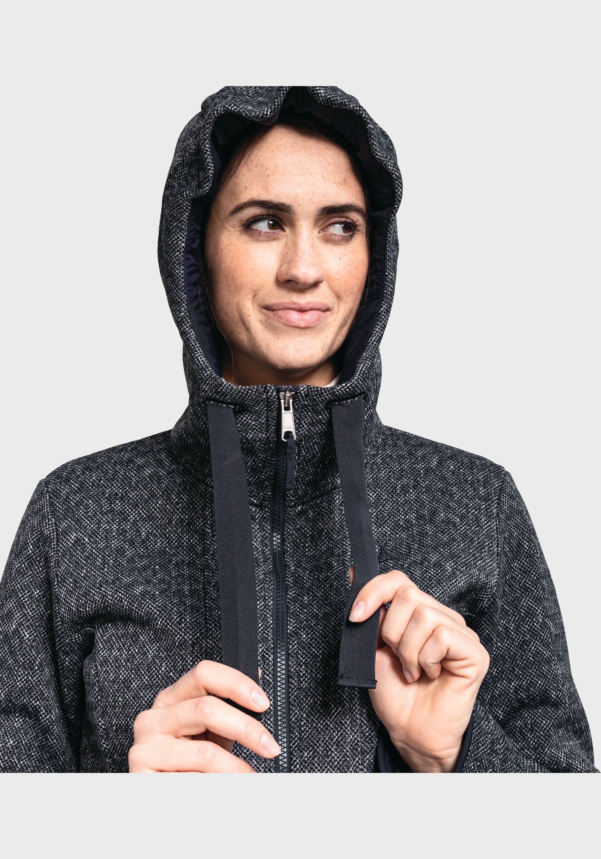 Schöffel Fleecejacke »Fleece Hoody Aurora L« mit Kapuze