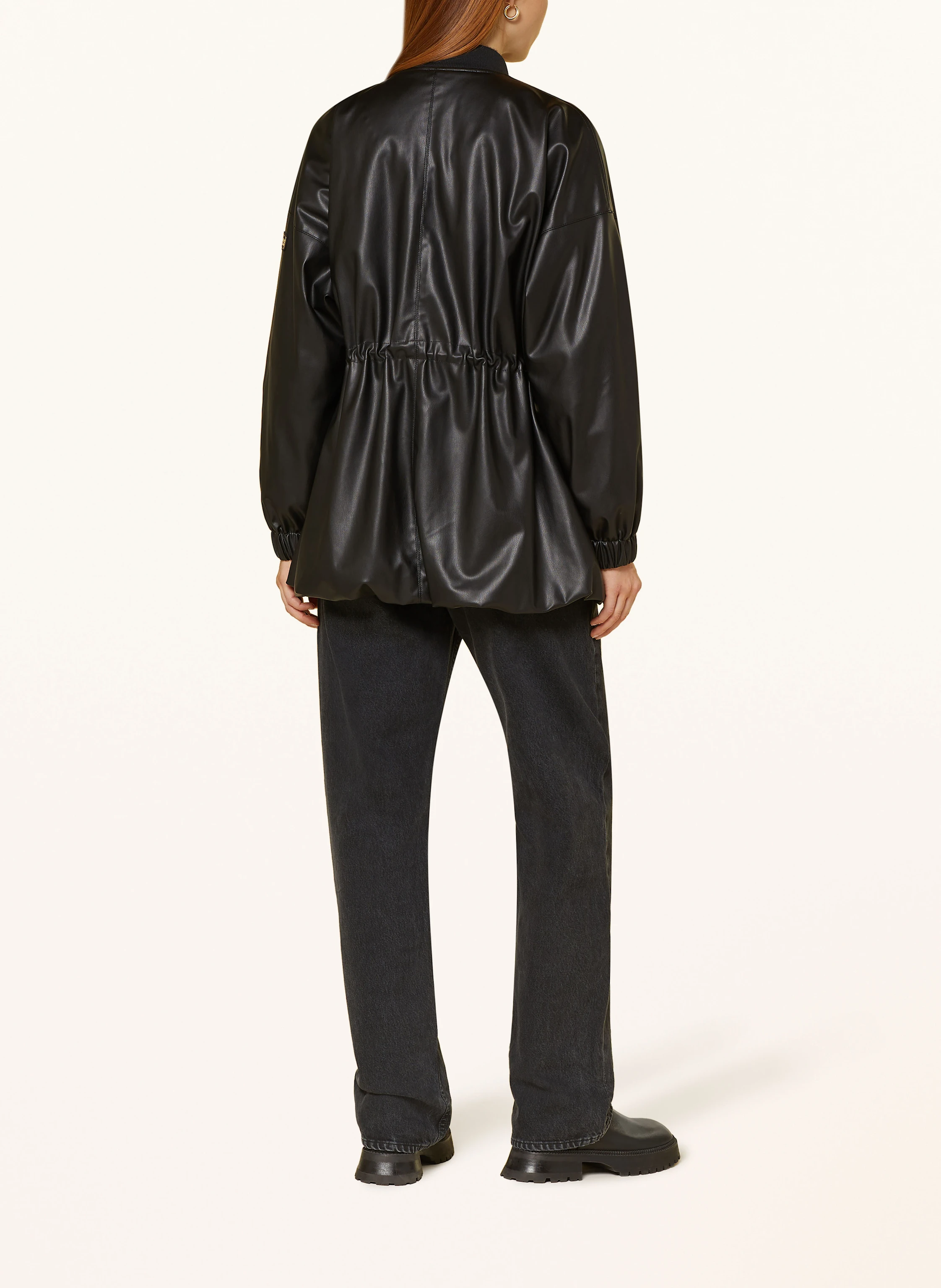 BARBOUR INTERNATIONAL Jacke RILEY in Lederoptik