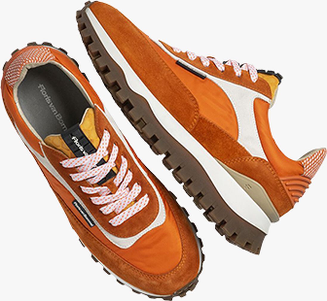FLORIS VAN BOMMEL oranje floris van bommel lage sneakers sfm-10157