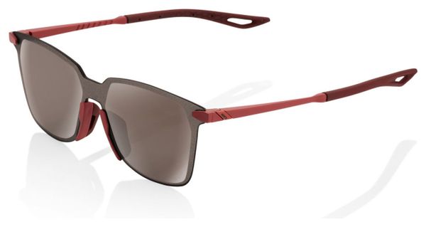 Lunettes 100% Legere Square Rouge / Mirroir Argent