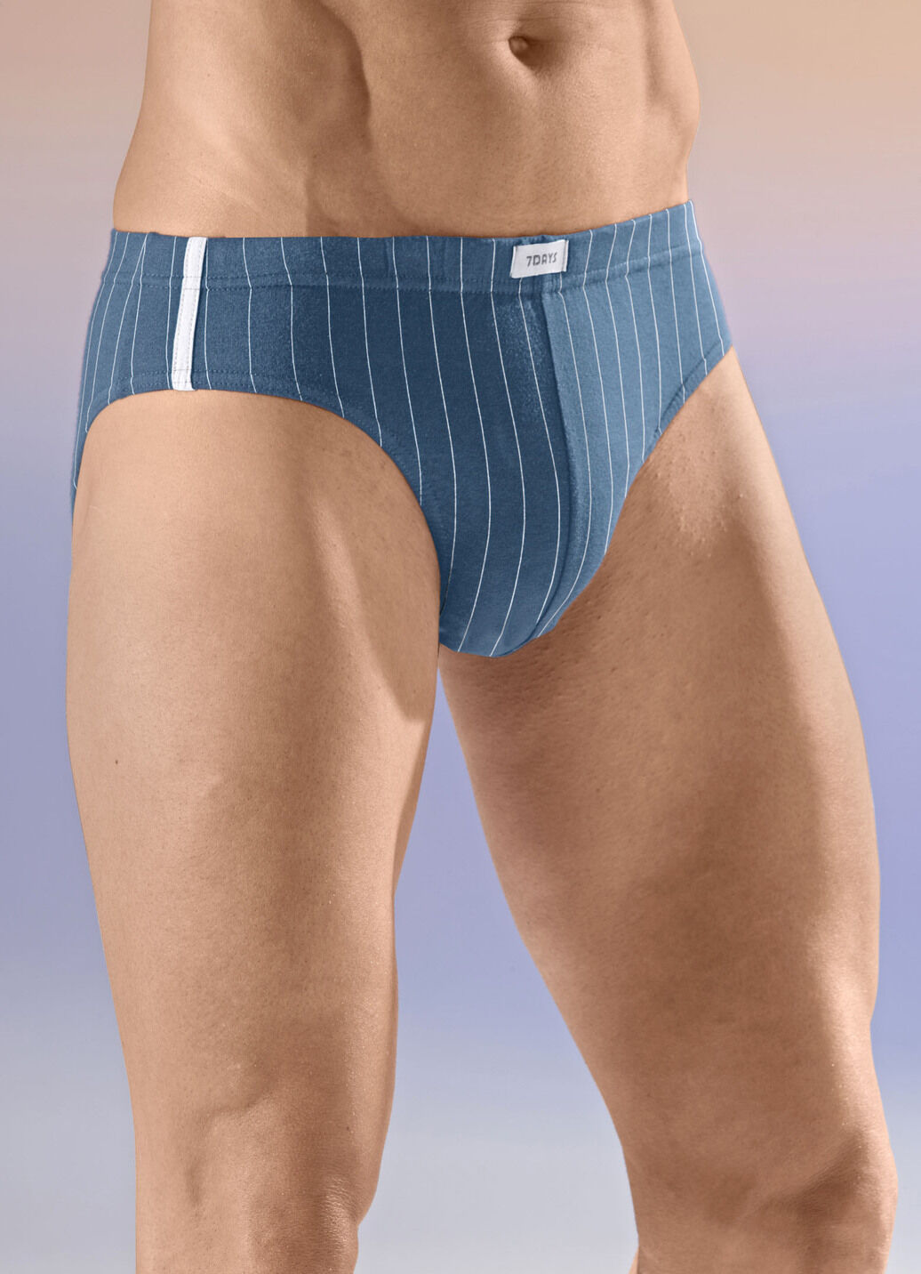 Viererpack Slips mit Streifendessin