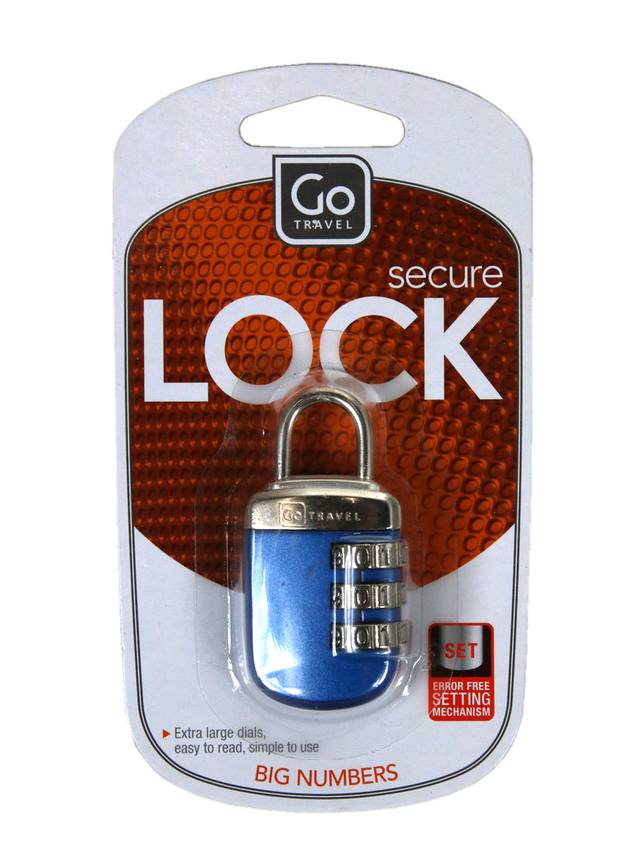 Cadenas À code Go Travel SÀcuritÀ - Grand chiffre