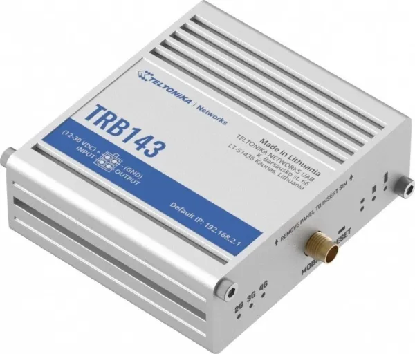 Teltonika TRB143 - Gateway - M-Bus (Meter-Bus), 1GbE - LTE - 2G, 3G, 4G