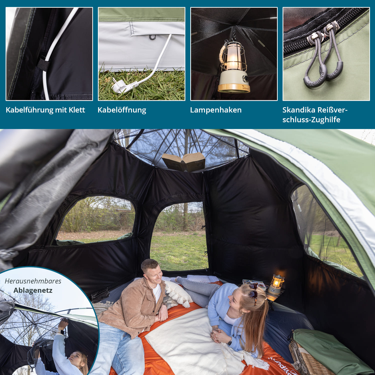 Skandika Namsos Sleeper Koepeltent