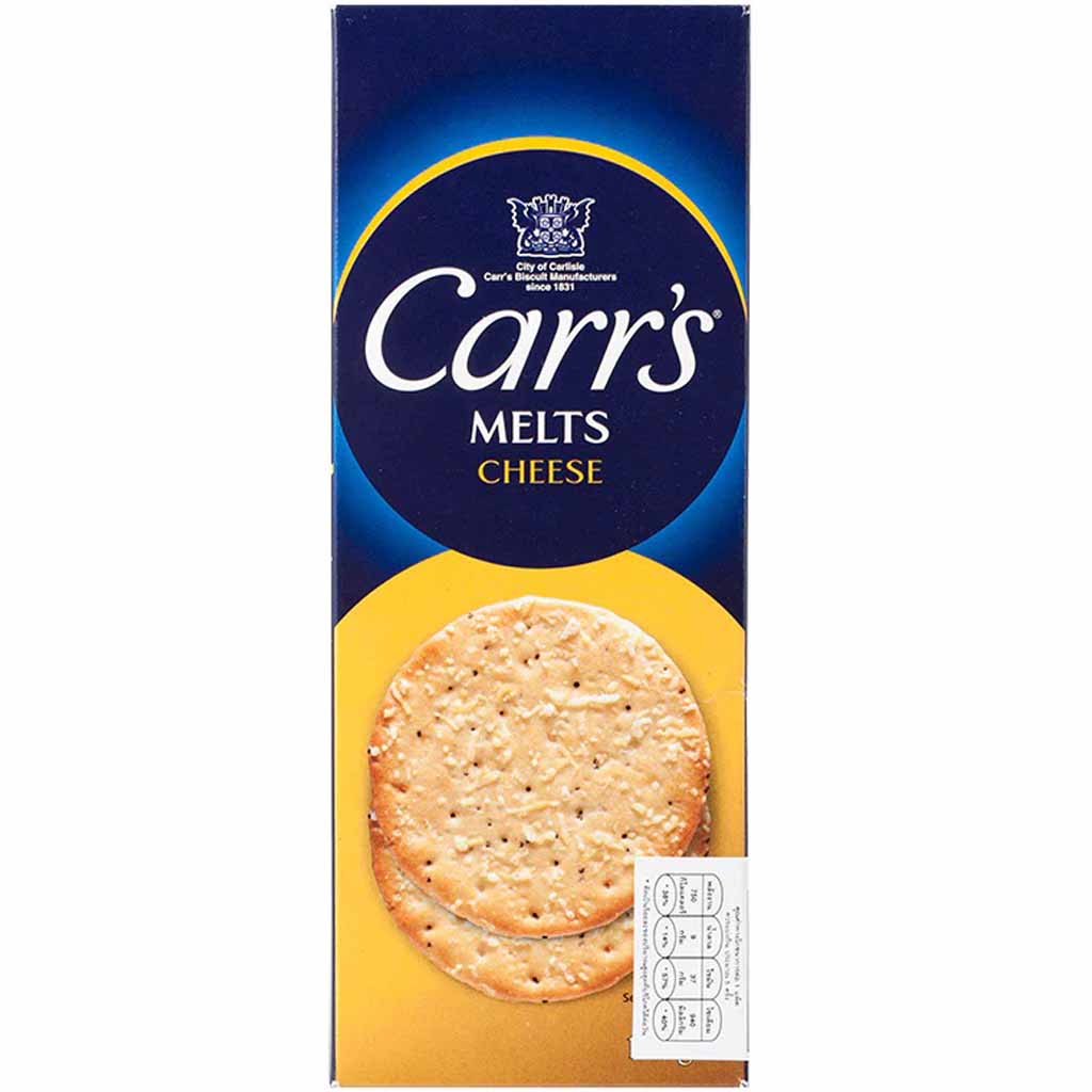 Carr's Melts Cheese 150g MHD:4.10.25