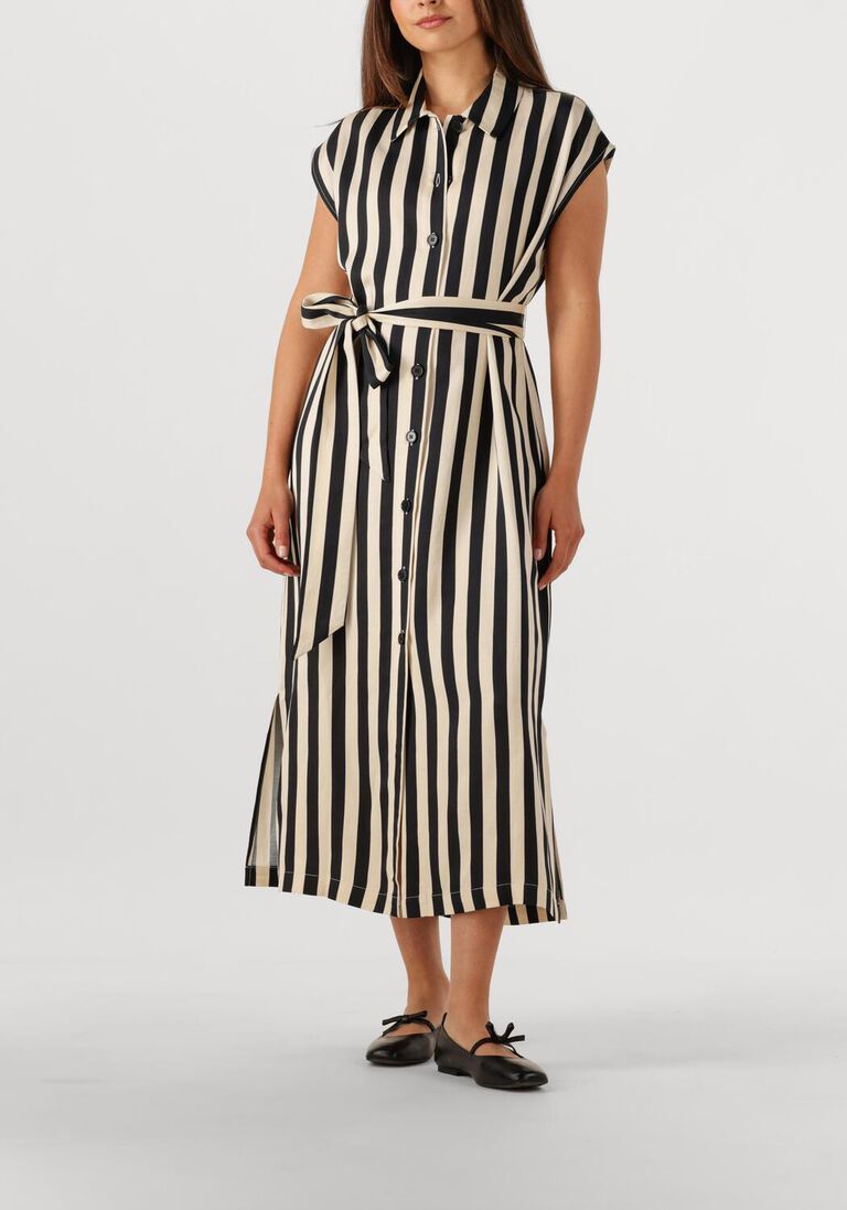 beige suncoo midi jurk celest