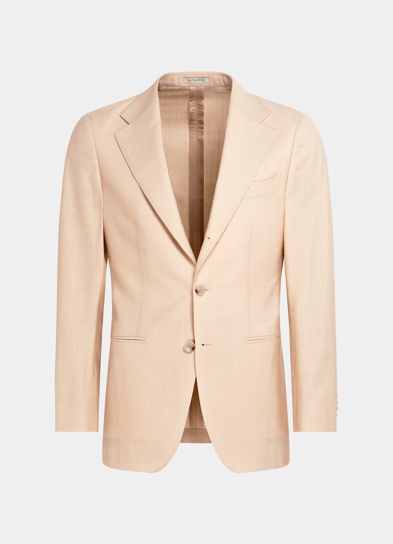 Costume Havana coupe Tailored rose clair