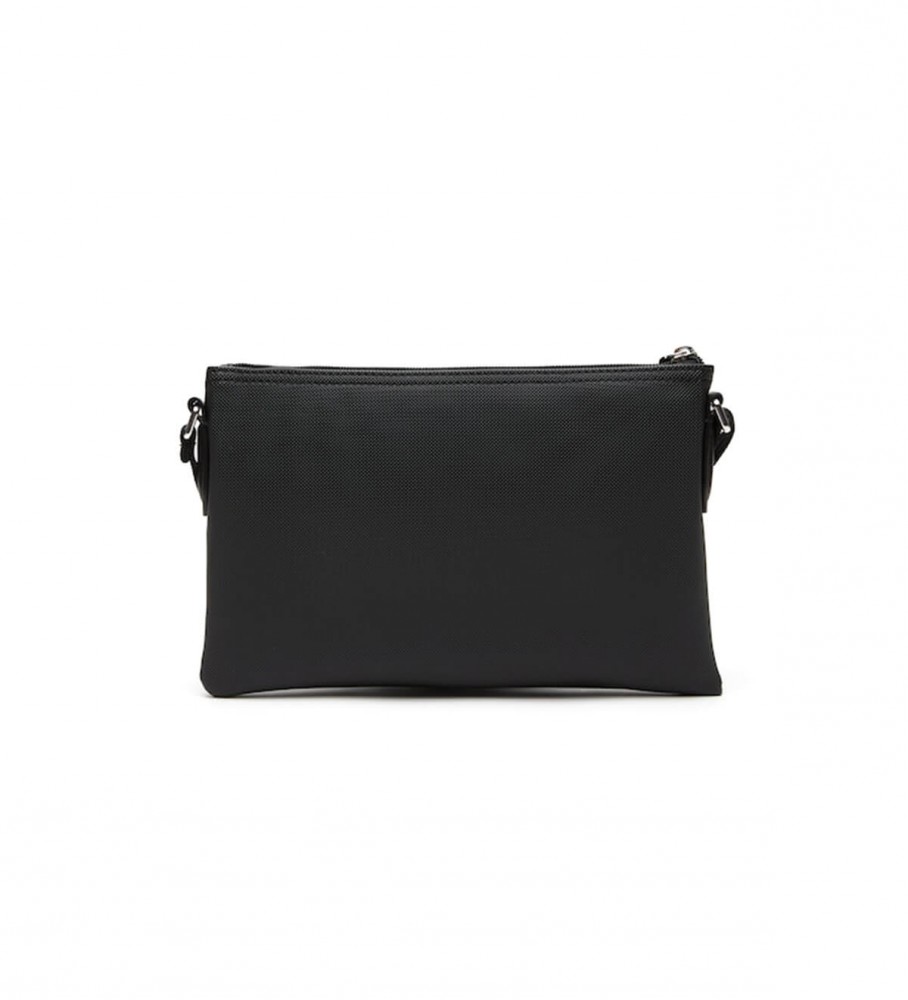 Bolsa transversal plana Lacoste L.12.12 Concept preta