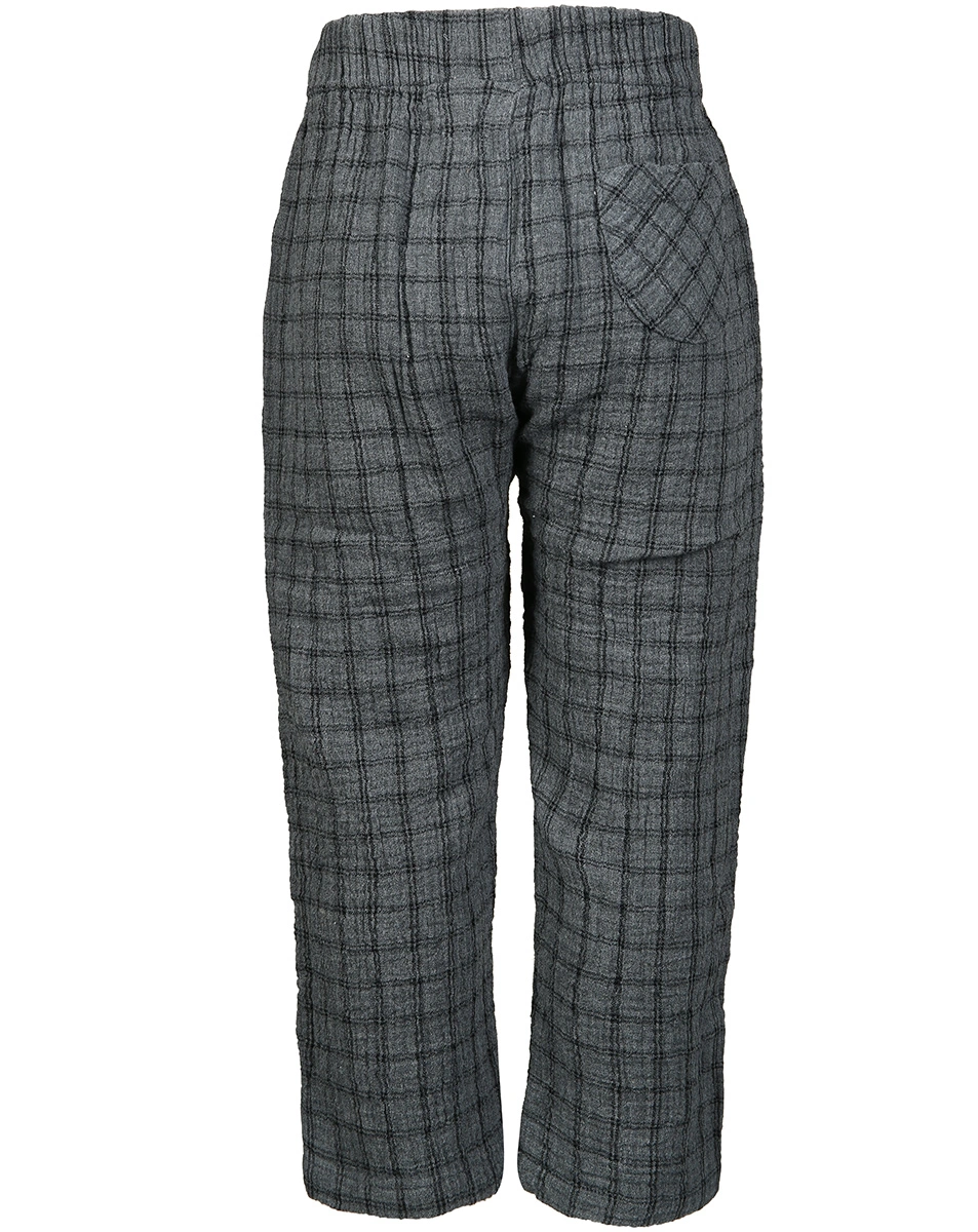 Stoffhose BRUNO kariert in grau