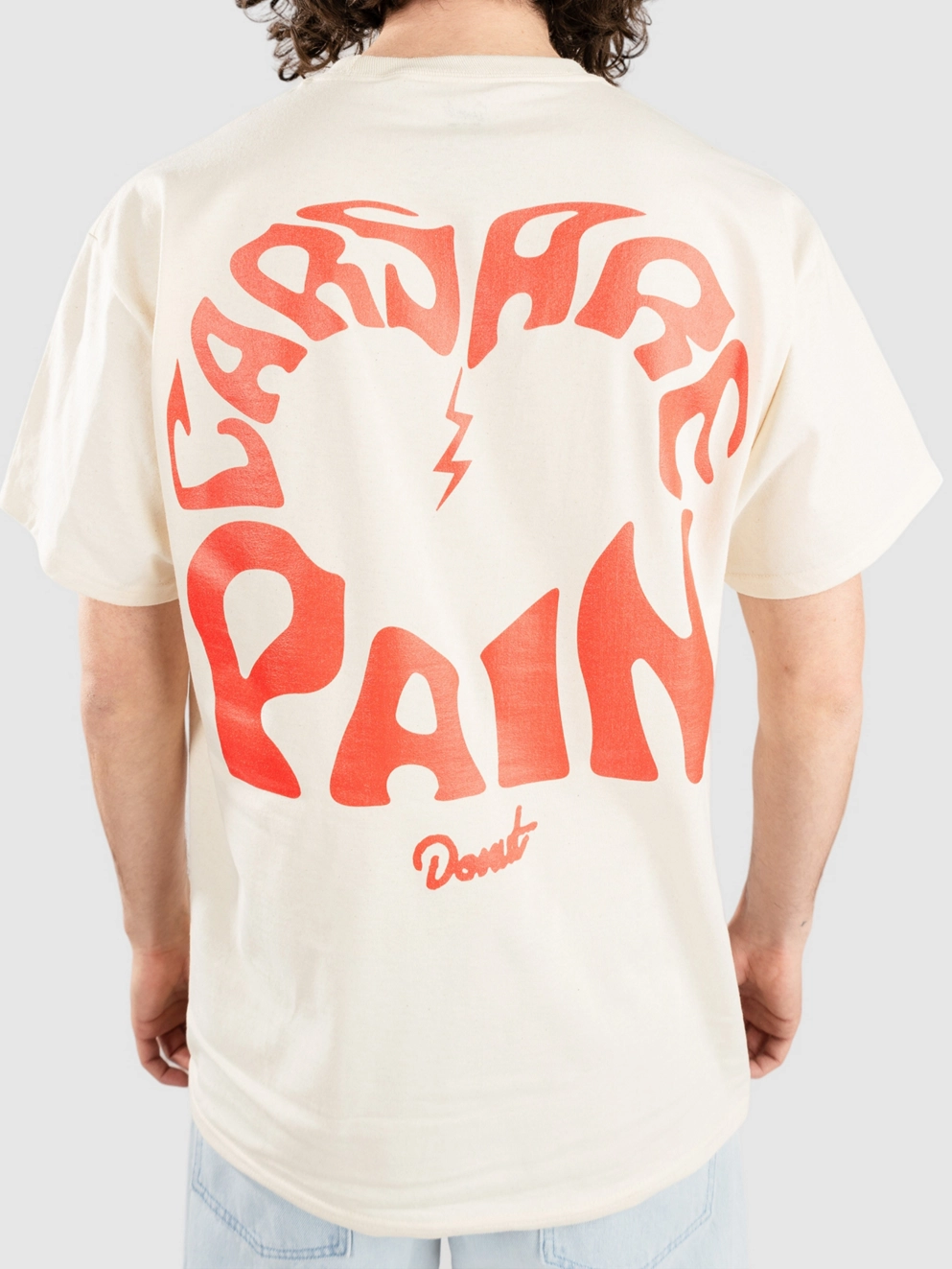 Donut Cap Heart T-Shirt natural