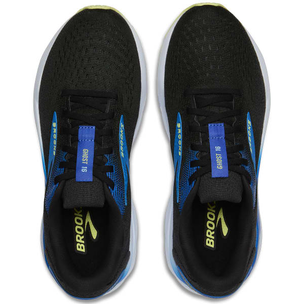 Chaussure running BROOKS GHOST 16 BLACK/COBALT/NEO YELLOW