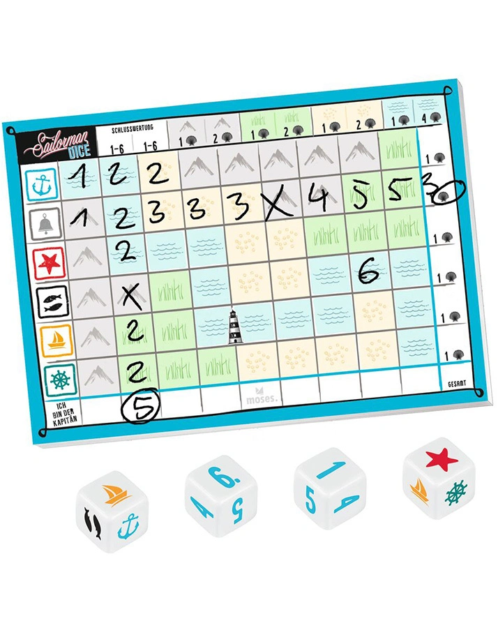 Würfelspiel SAILORMAN DICE