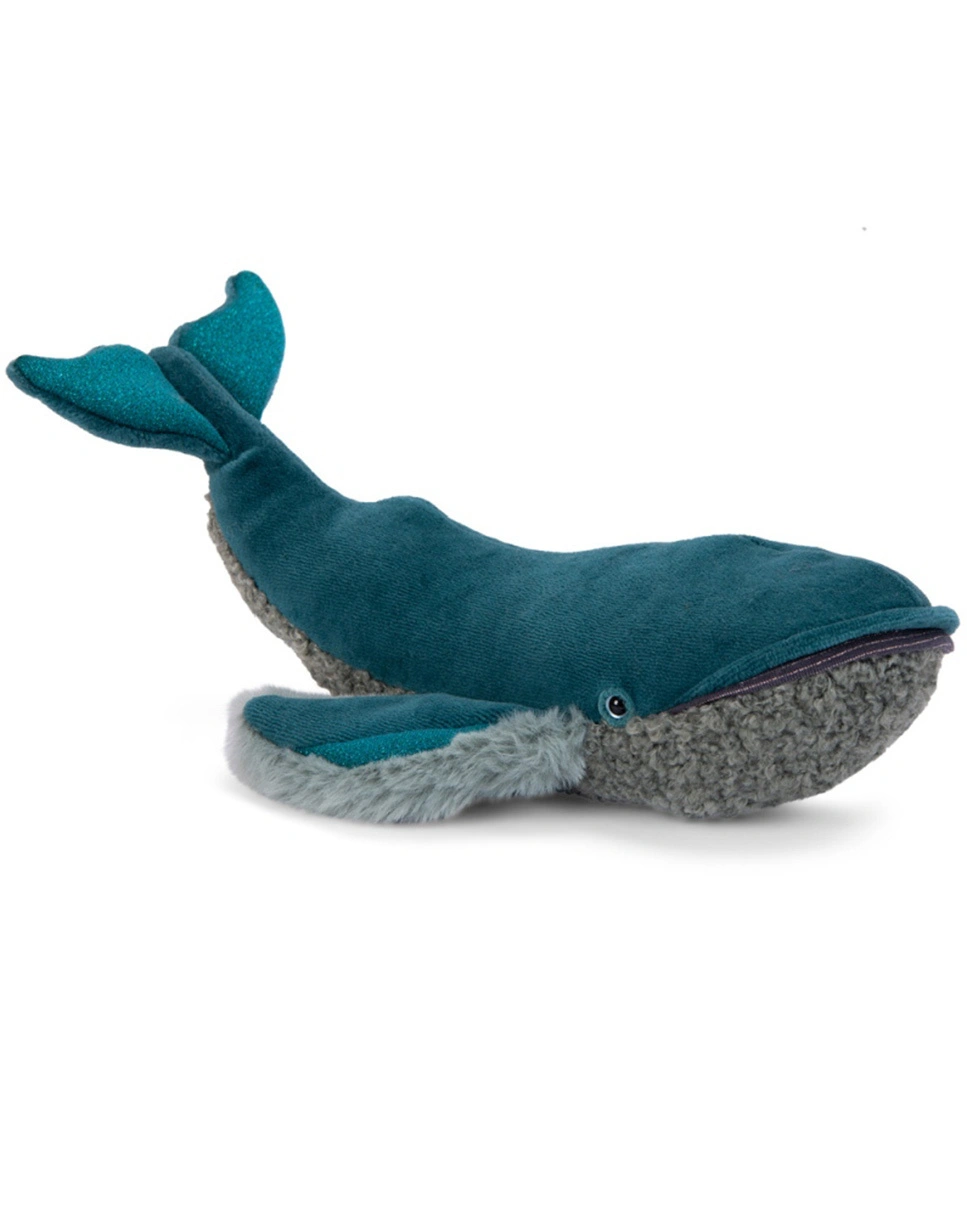 Plüschtier KLEINER WAL (32cm) in blau