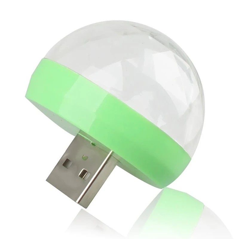 (Ø4x5cm) Mini LED Party Licht USB Beleuchtung PC Umgebungslicht Stecker für Laptop / Computer / Powerbank / Auto - Bunt