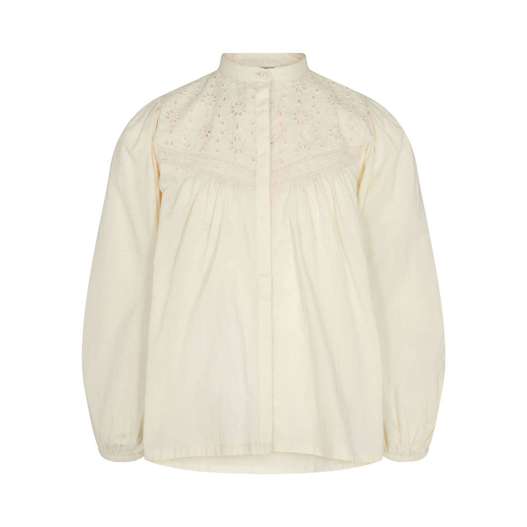 Sofie Schnoor blouse met open detail offwhite