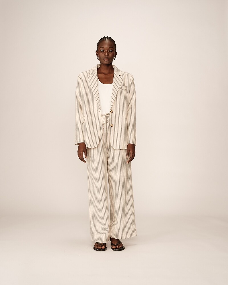 GRACE & MILA<br>Blazer listrado PIA