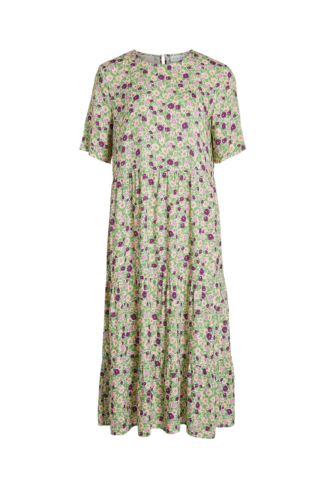 Vestido midi solto - Branco
