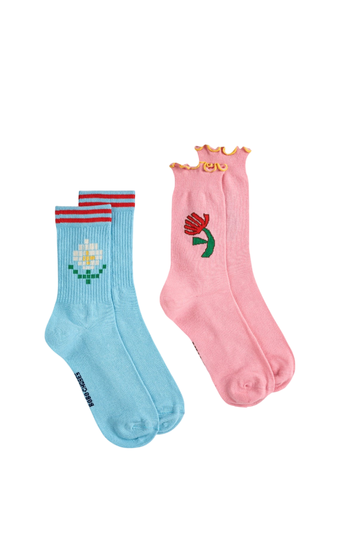 Adult Socken 2er Pack Pixel Daisy