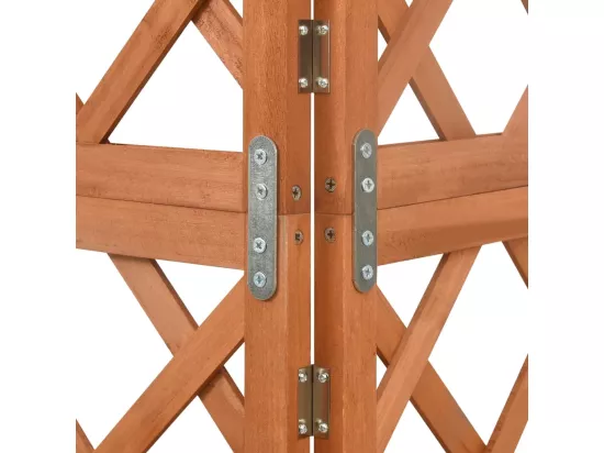 Treillis d'angle 50x50x145 cm Bois de sapin massif