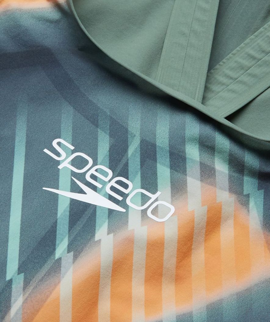 Speedo konkurrence badedragt til damer - LZR Pure Valor 2.0 - Grøn/orange