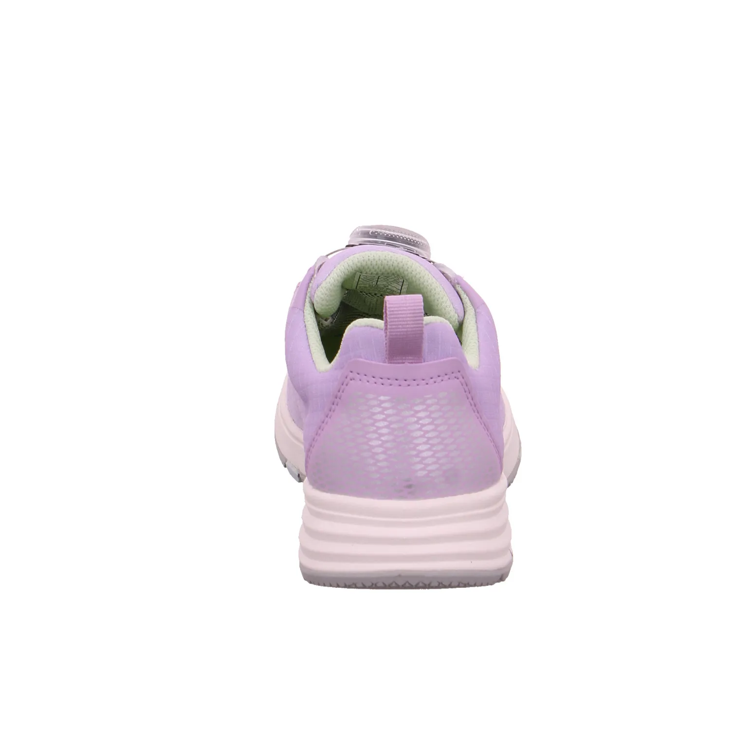 VADO Mädchen-Halbschuh Klett Flieder Textil  Sneaker Outdoor