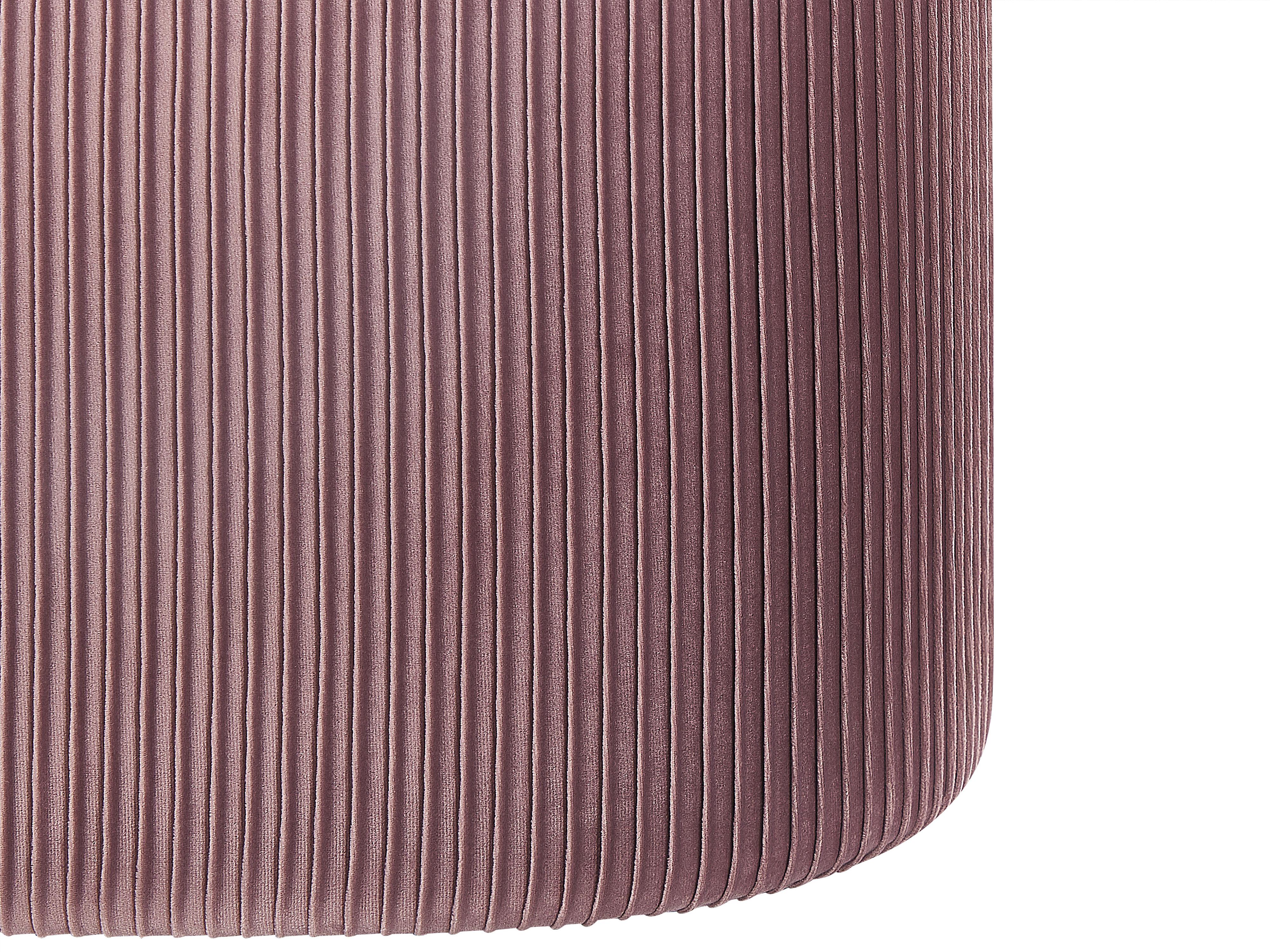 Poef met opbergruimte RICHLAND Fluweel Roze