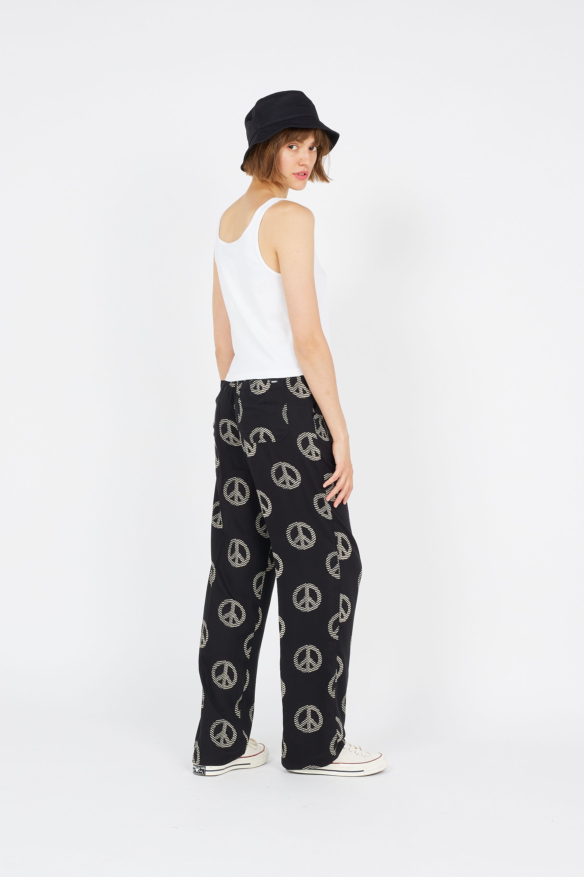 OBEY Top STRAWBERRY Blanc