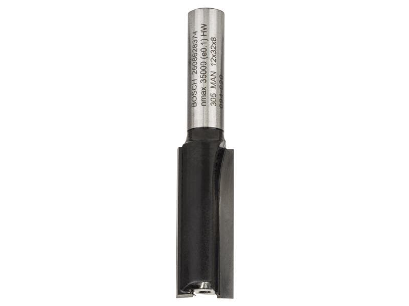 Bosch Professional Nutfräser Standard for Wood D1 12 mm, L Nutfräser für Handfräsen und Kantenfräsen
