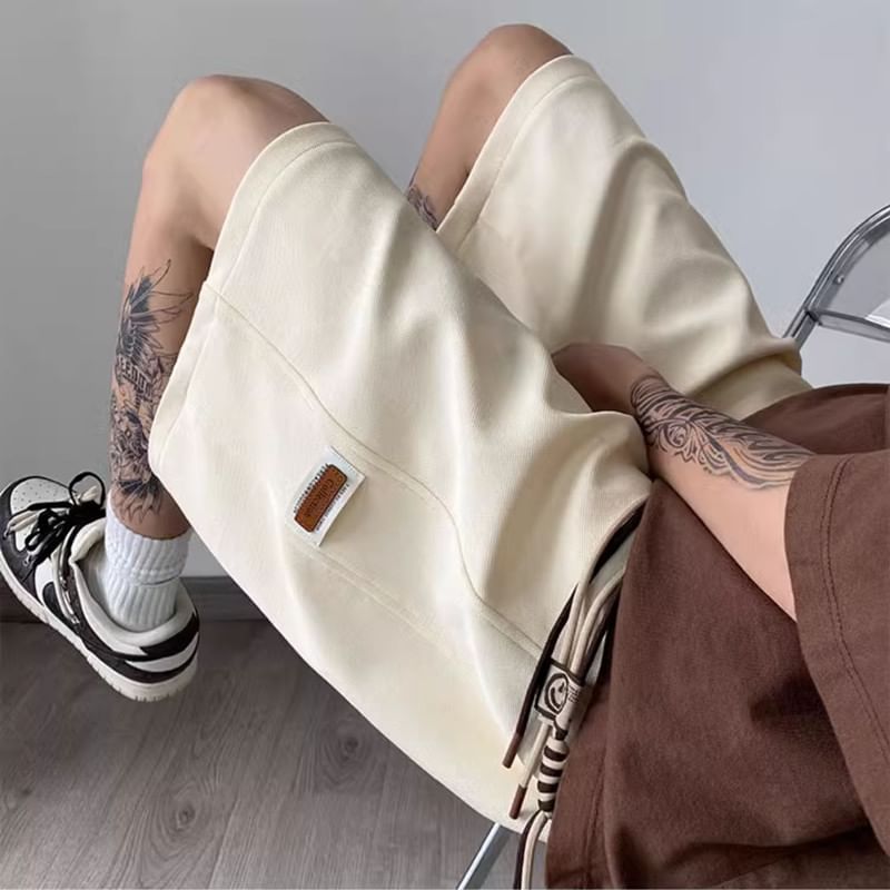 Wescosso - Sweatshorts met trekkoord in de taille