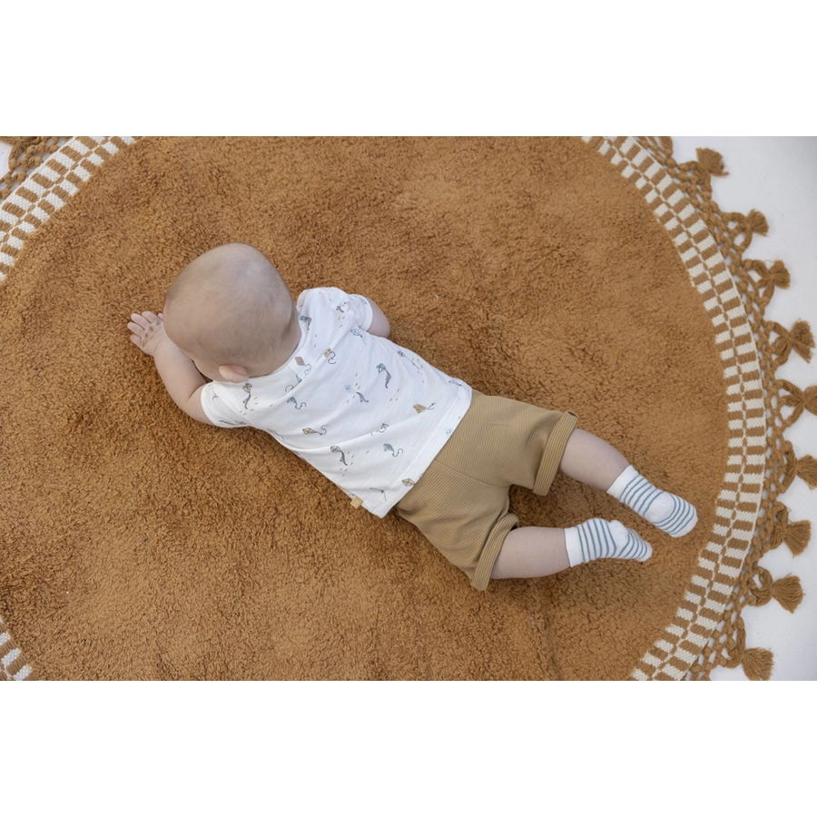 Feetje Shorts Keep On Smiling Sand Melange