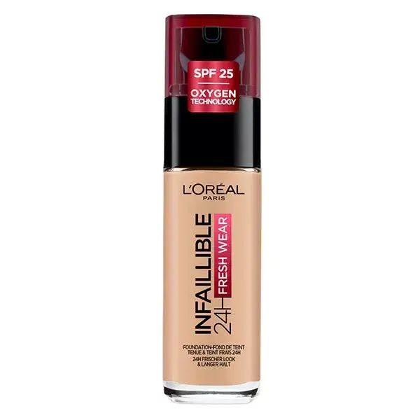Base Líquida L'Oréal Paris Infallible 24h Fresh Wear nº 125 Rosa Natural 30ml