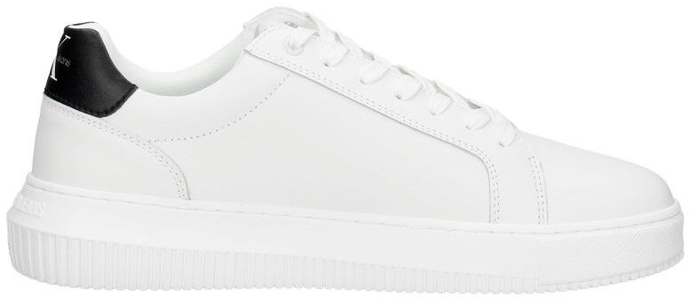 Calvin Klein Chunky Cupsole Mono Lth wit