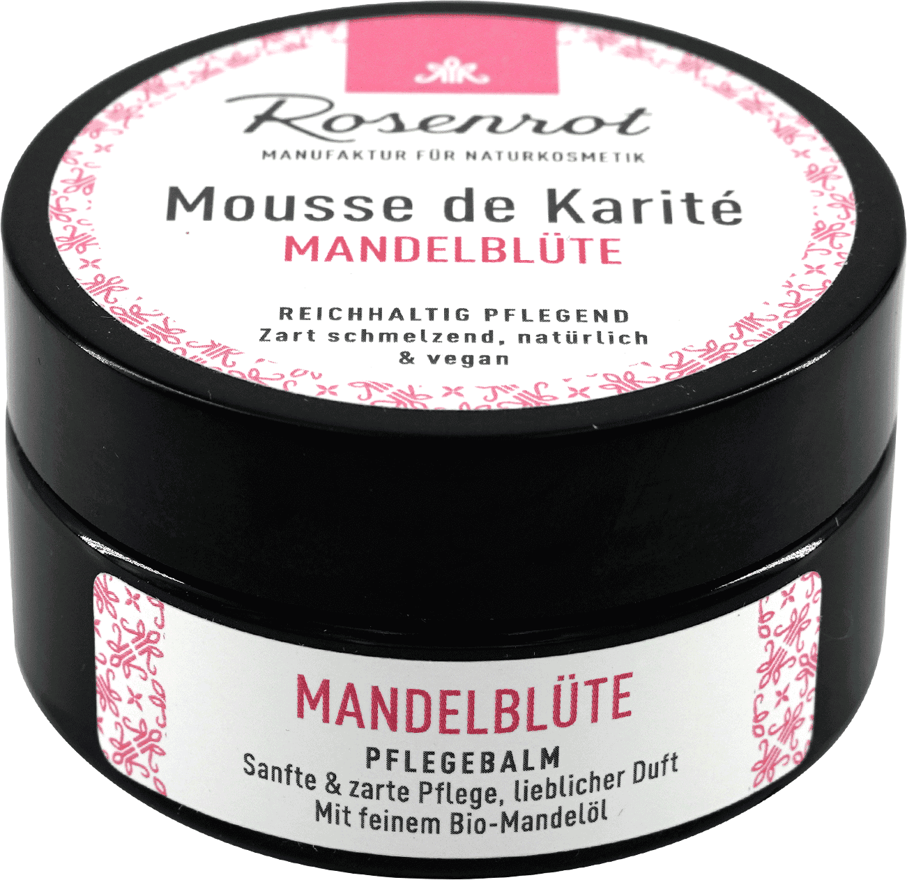 Rosenrot  Mousse de Karité Mandelblüte, 100 ml