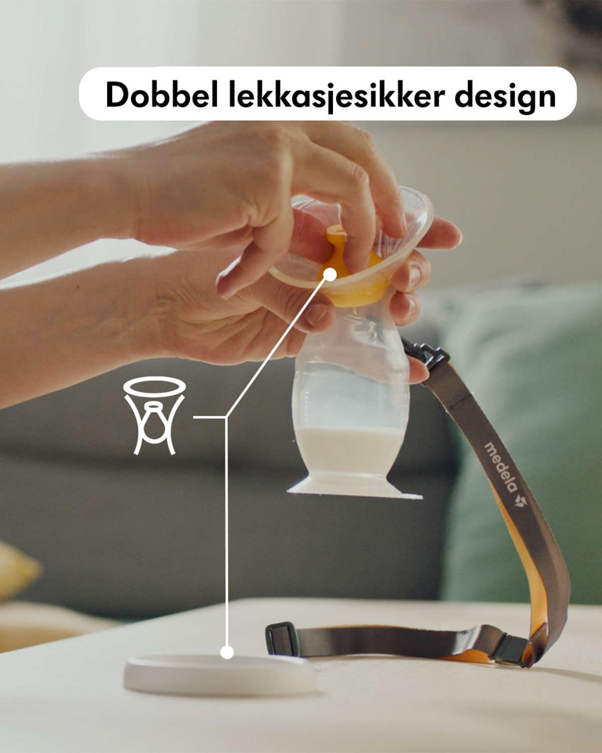 Brystmelkoppsamler / Silikonpumpe – Trippel sikret | Milk Collector
