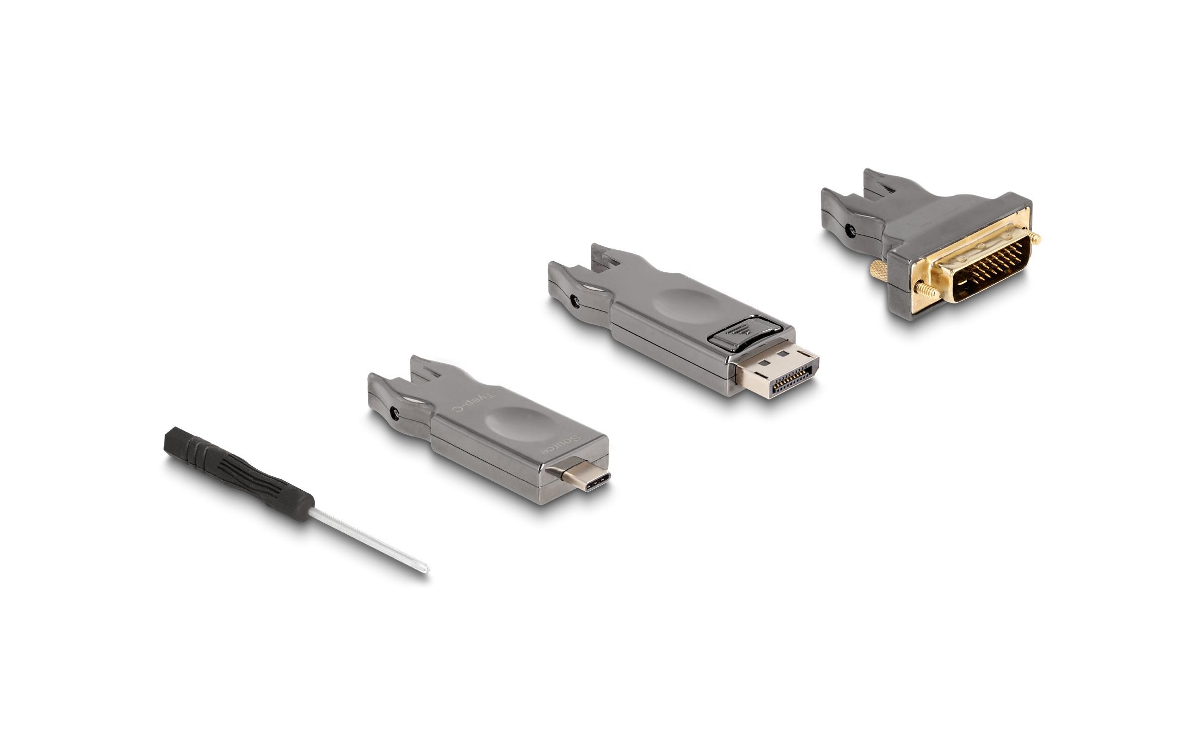 Optisches Kabel 5 in 1 HDMI, 10 m, 8K 60 Hz, aktiv<br>Delock Aktives Optisches 5 in 1 HDMI Kabel 8K 60 Hz 10 m