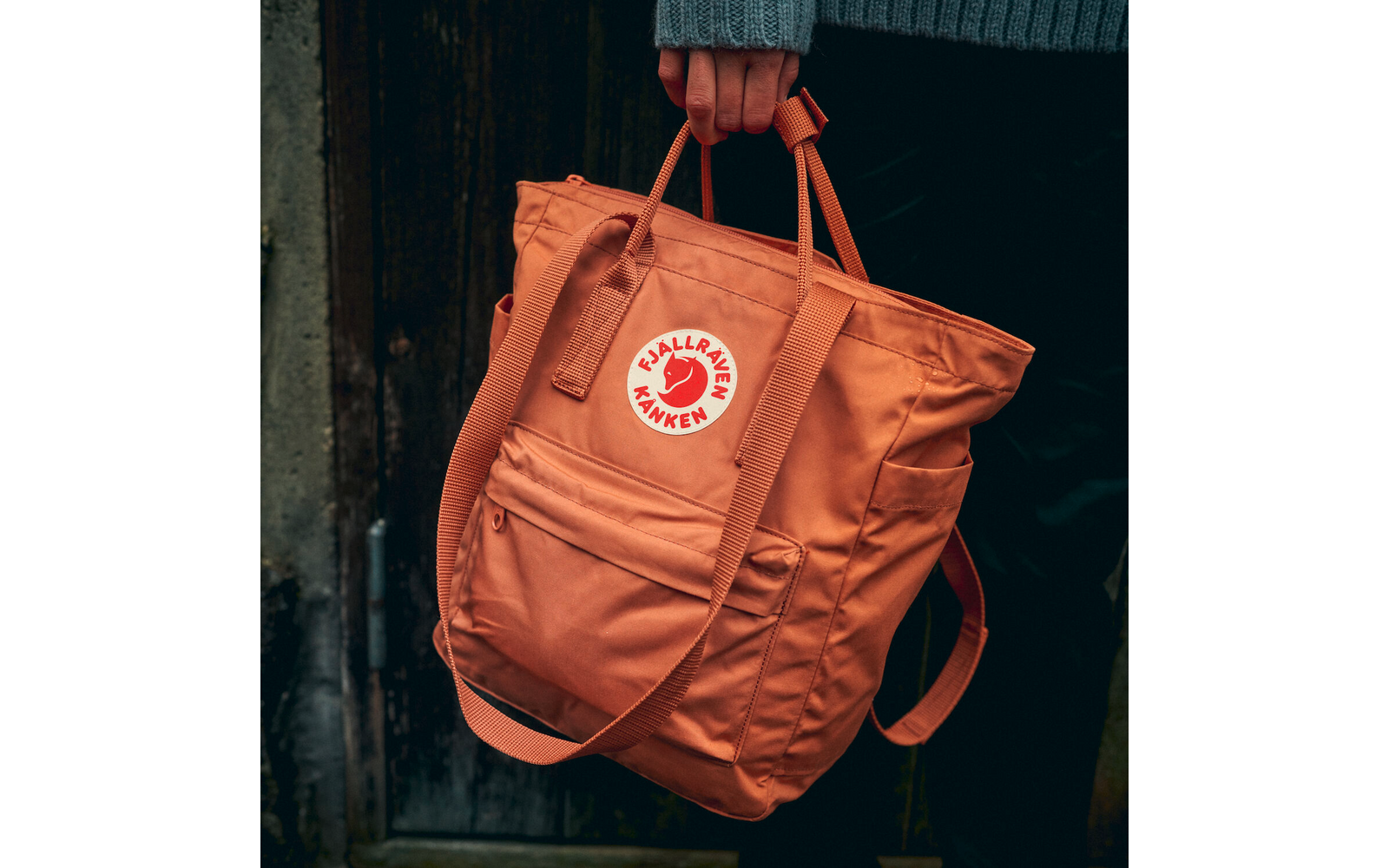 Fjällräven Kanken Totepack Rucksack Schultertasche 14 Liter Frost Green