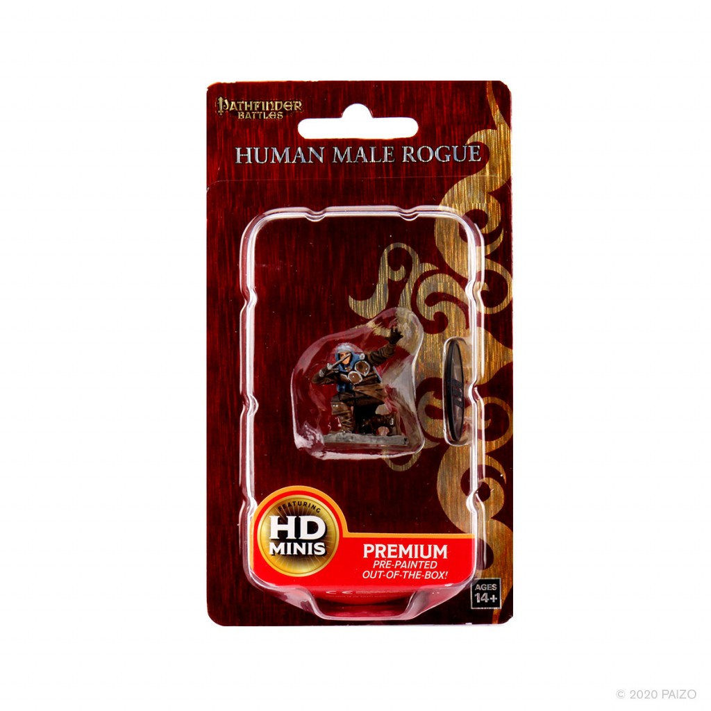 Pathfinder Battles Premium Figures - Human Rogue Male