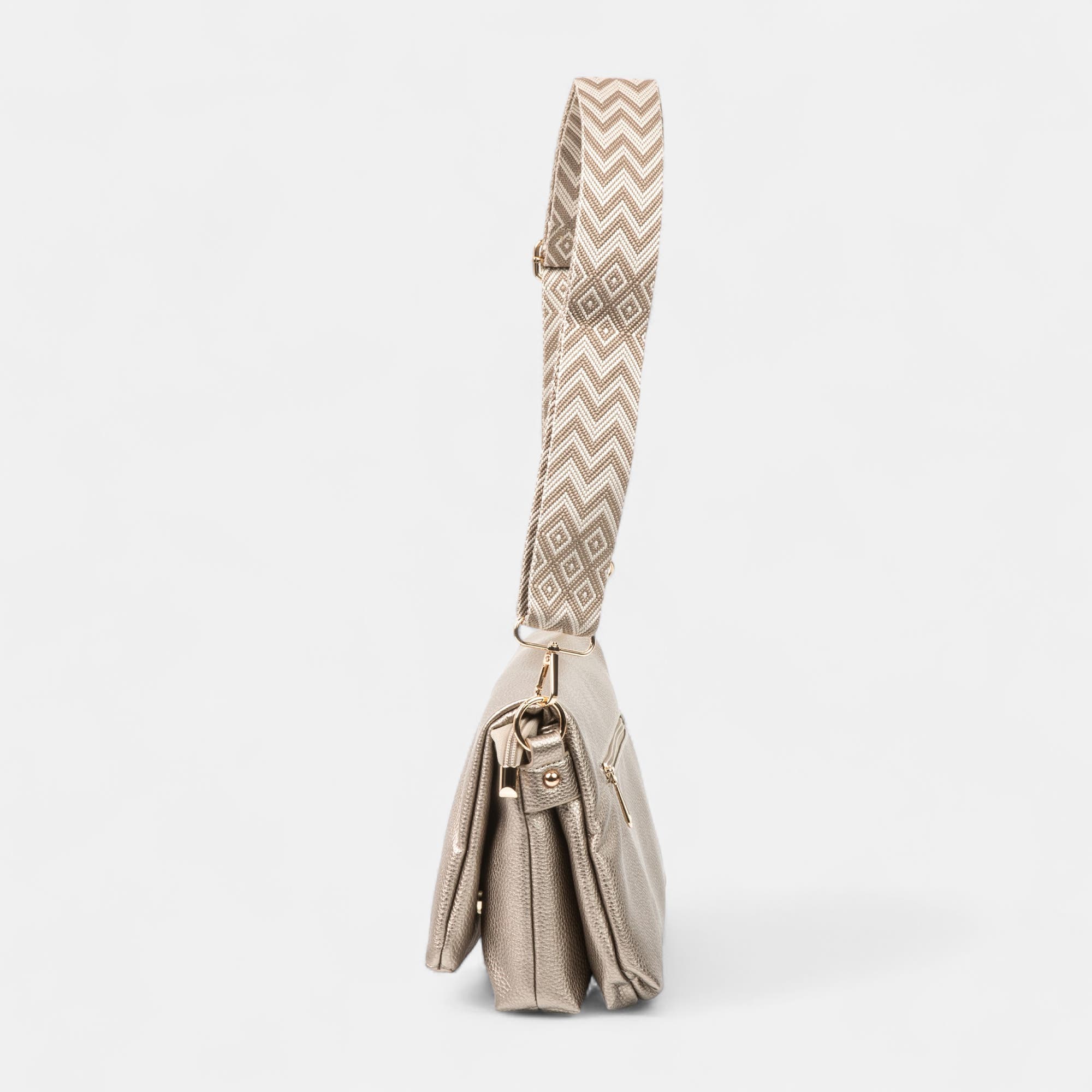 Sac bandoulière bronze