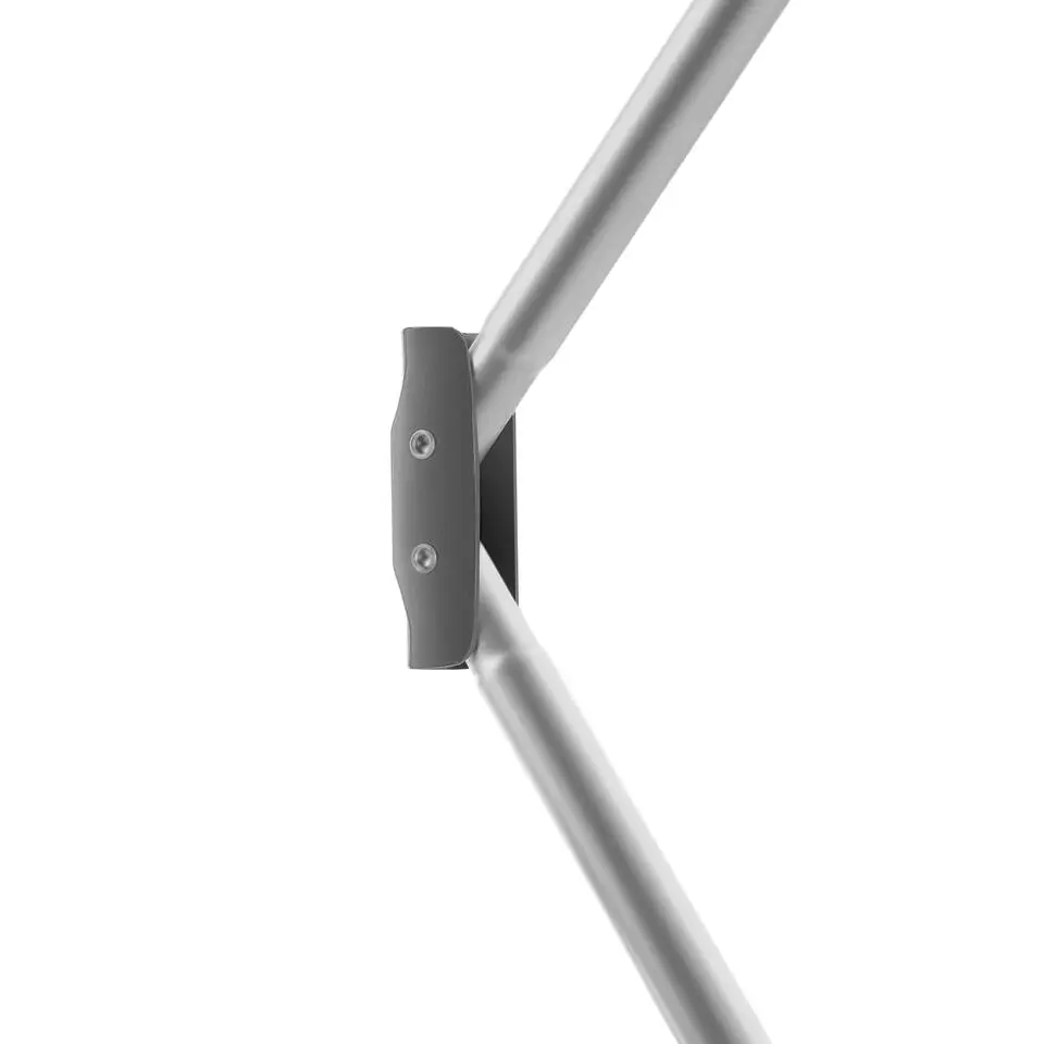 tectake Aluminium campingtafel Tina opvrouwbaar in hoogte verstelbaar , Zilver