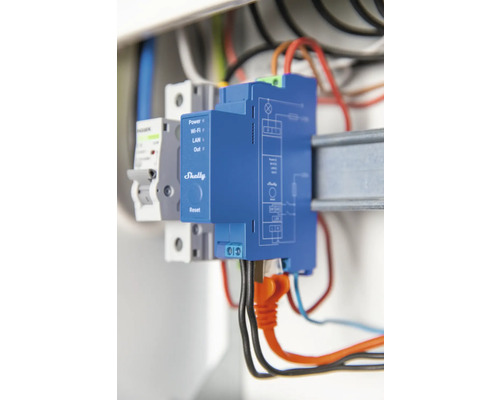 Shelly Pro 1 - relais max. 16A 1 fase 1 kanaal DIN WLAN LAN Bluetooth