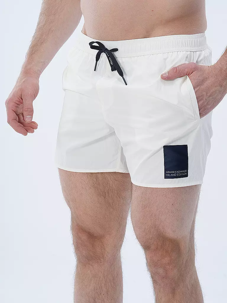 ARMANI EXCHANGE Badeshorts creme