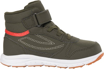 Viking Hovet Mid 1V WP Sneakers, Olive/Red