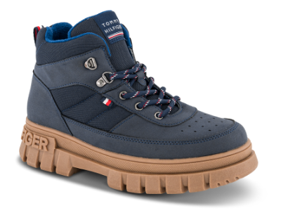 Hilfiger Kids Børnestøvle Blå 33707 | Skoringen