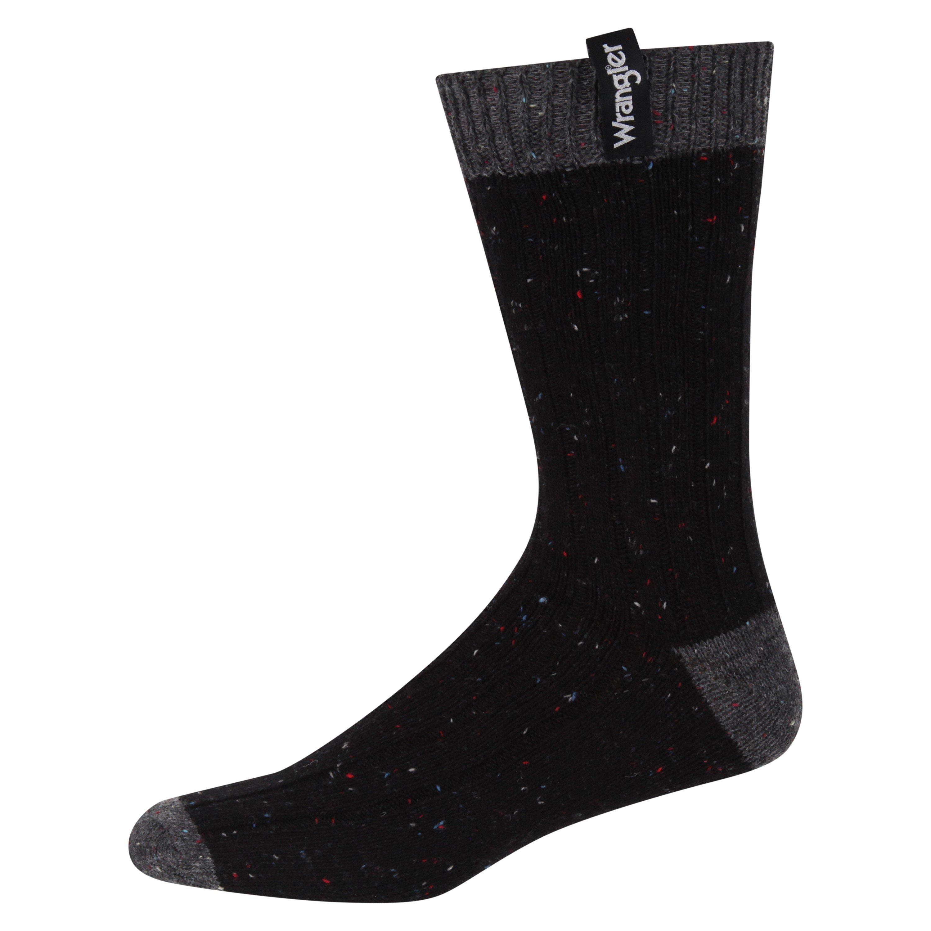 Wrangler Logo Tag Boot Socks 2 Pack Mens