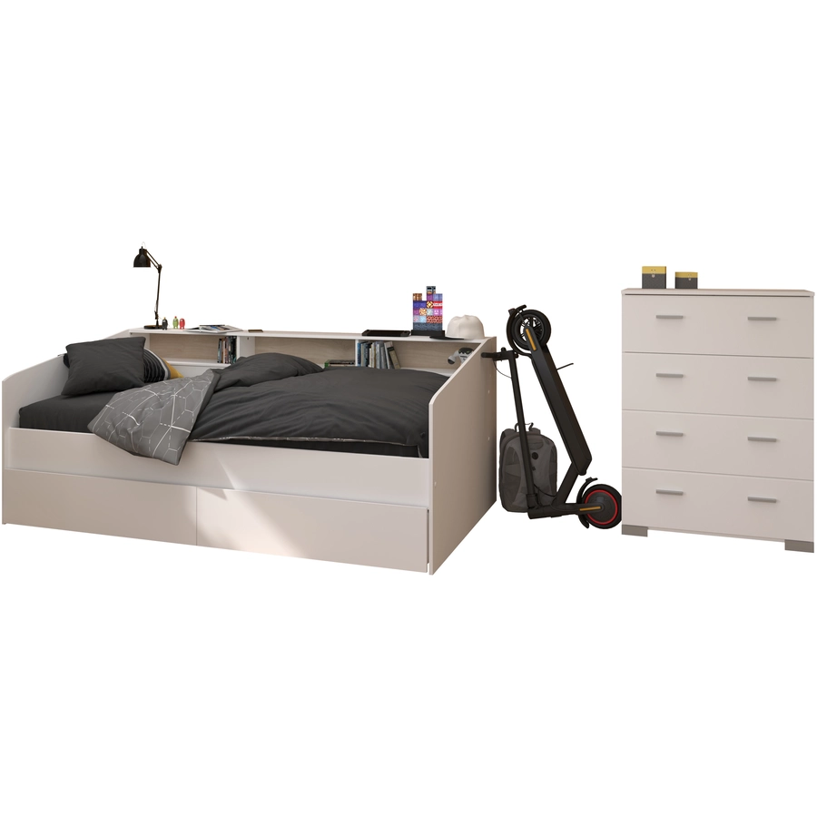 Parisot Kinderzimmer 3-tlg. Sleep 45 Weiß Weiß