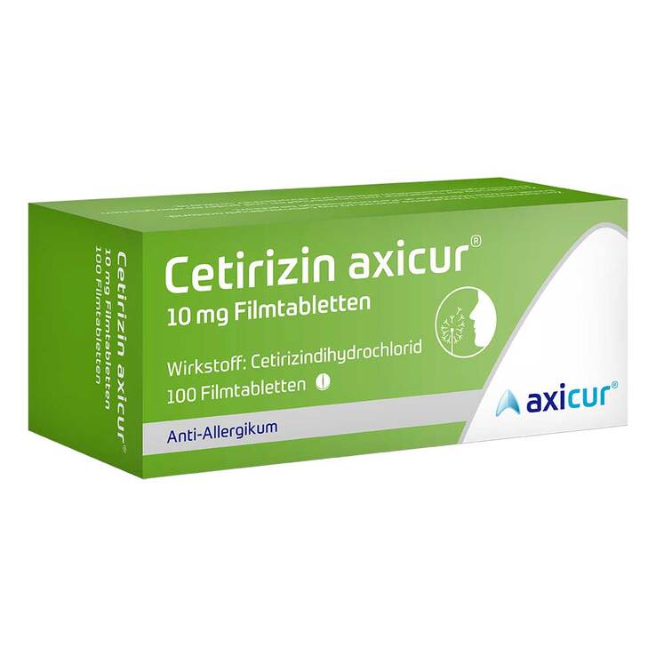 Cetirizin axicur® 10 mg Filmtabletten, 100 St