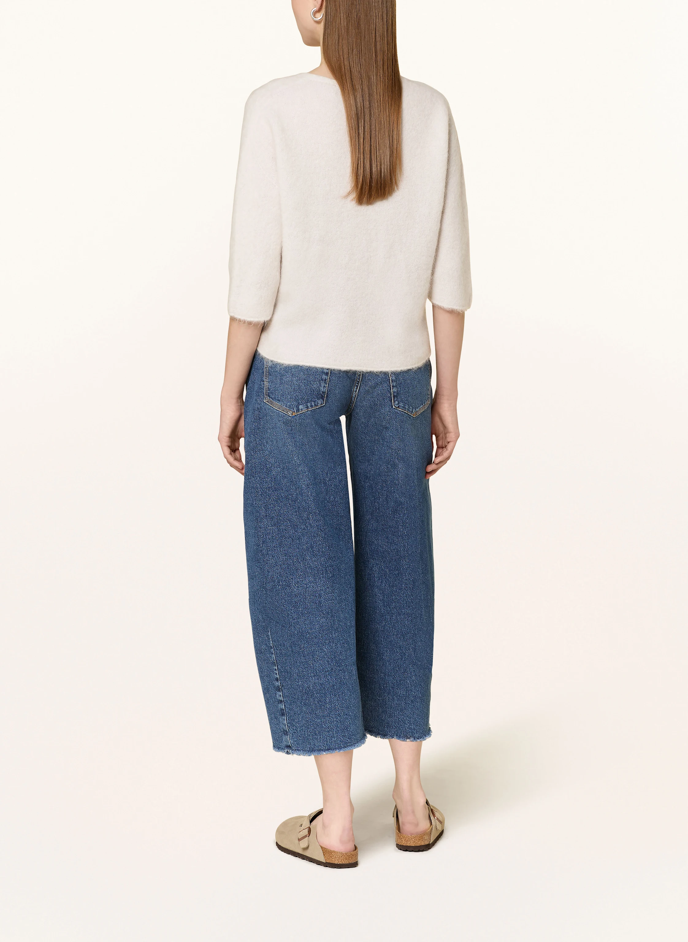 darling harbour Pullover mit 3/4-Arm und Alpaka