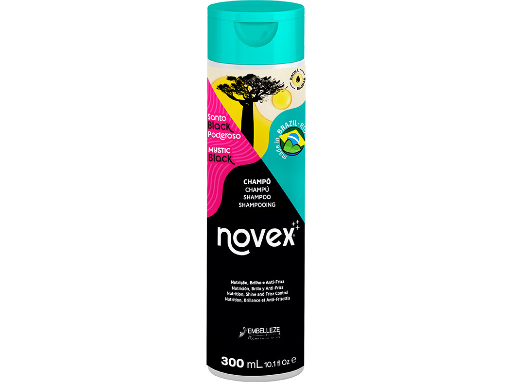 CHAMPÔ NOVEX SANTO BLACK PODEROSO 300ML