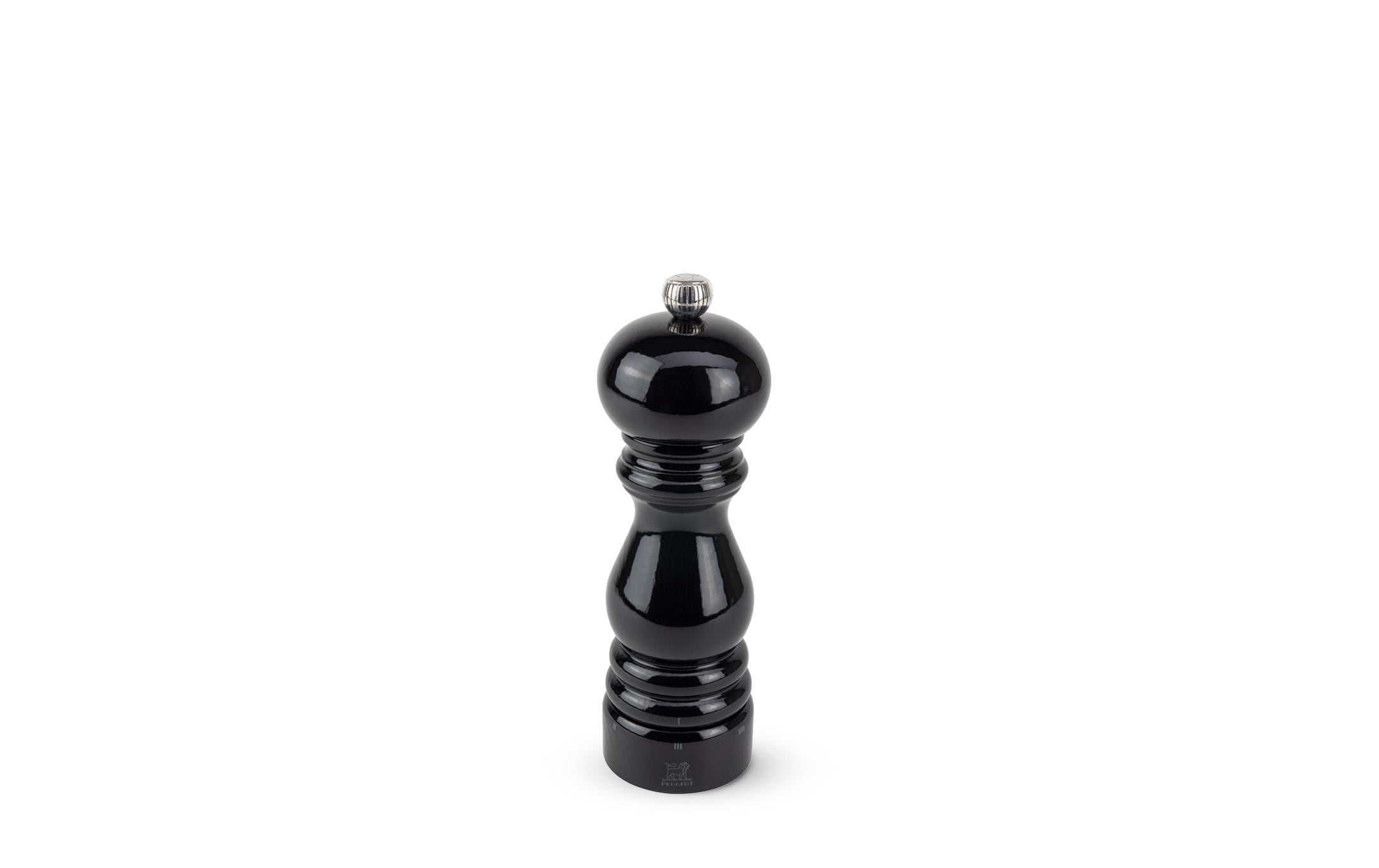 Pfeffermühle Paris 18 cm, Schwarz glanzGewürzmühle für Pfeffer